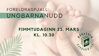 Foreldraspjall: Ungbarnanudd fimmtudaginn 23.mars kl. 10.30